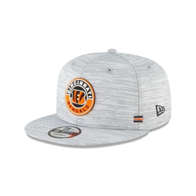 Cincinnati Bengals Gorra | New Era Official NFL Fall Sideline 9fifty Snapback Cap Mexico - Grises